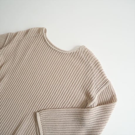 2025SS今季・人気完売カラー / 未使用 / relume JOURNAL STANDARD / ストライプメッシュプルオーバー / 25080462809010 / 2505-1014