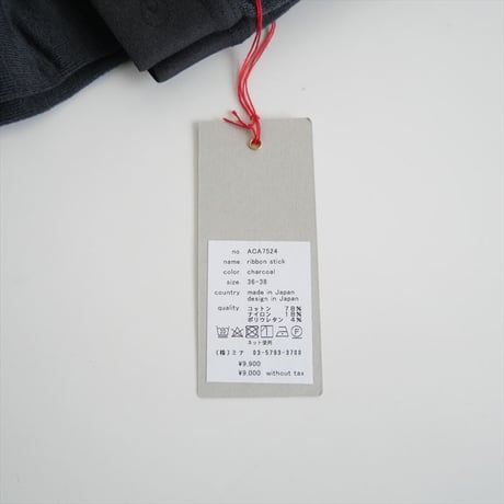 2024AW今季・人気完売品 / 未使用 / mina perhonen / ribbon stick タイツ / ACA7524 / 2411-1591