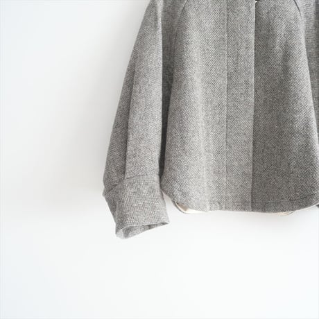 〇2023AW / support surface / ツイードノーカラージャケット / 2405-1303