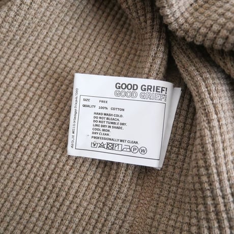 2024AW・人気完売品 / L'Appartement別注 / GOOD GRIEF! / SFSC PRINTED HENLEY NECK TOP / 2501-0761