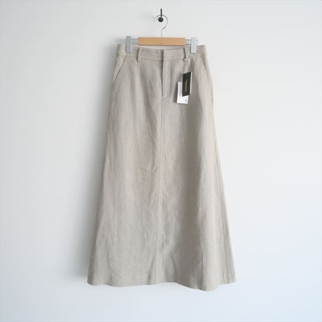 2023SS / Lisiere / L'Appartement / Linen Canvas Long Skirt / 23060560206210 / 2411-0090