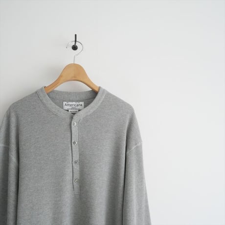 2025SS今季新作 / DEUXIEME CLASSE別注 / AMERICANA / WAFFLE LONGSLEEVE Tシャツ / 25070510001710 / 2502-0819