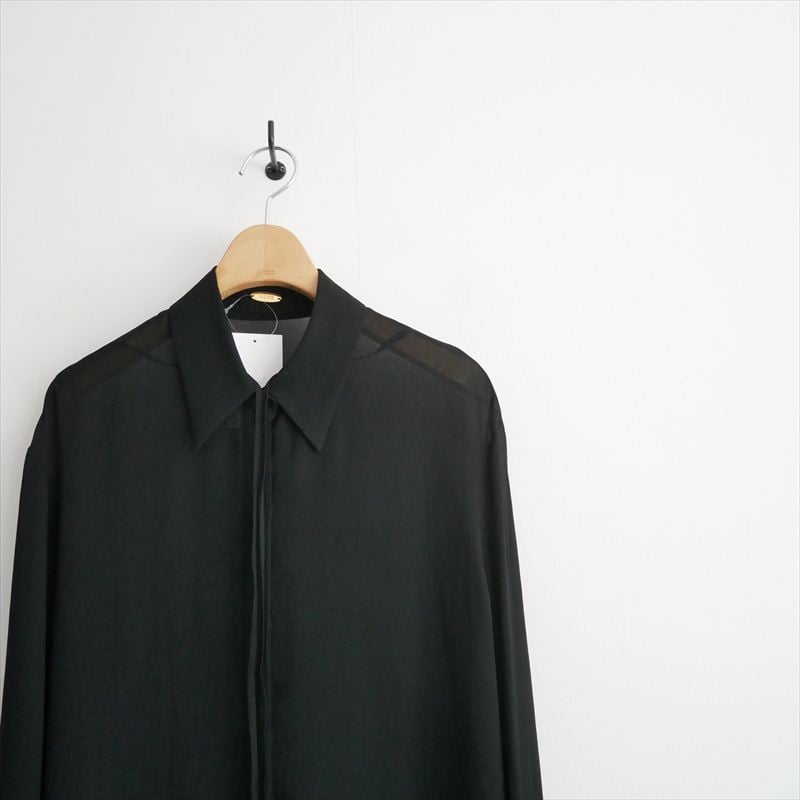 2025・人気完売品 / DEUXIEME CLASSE トリアセ シフォン シャツ 2505