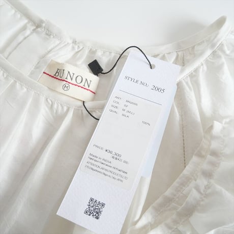 2023SS / 未使用 / BUNON / Back Button Dress / BN2005 / 2409-0991