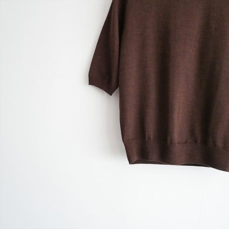 2024AW / IENA / ARKABA クルー半袖プルオーバー / 24080900492030 / 2512-2184