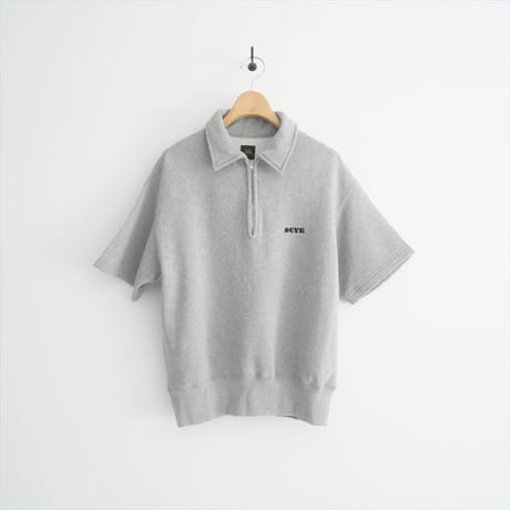 2025 / 未使用 / SCYE BASICS / Tubelar Loop Back Terry Logo Half Zip Pullover / 5225-21727 / 2507-1175