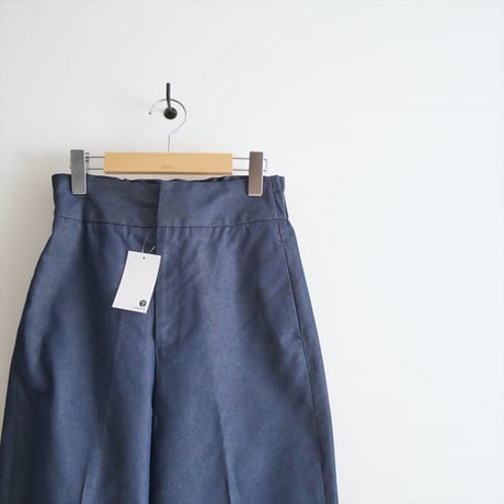 2024SS今季 / SALON adam et rope / コットンライクスタイルアップワイドパンツ / SHS34020 / 2407-2119