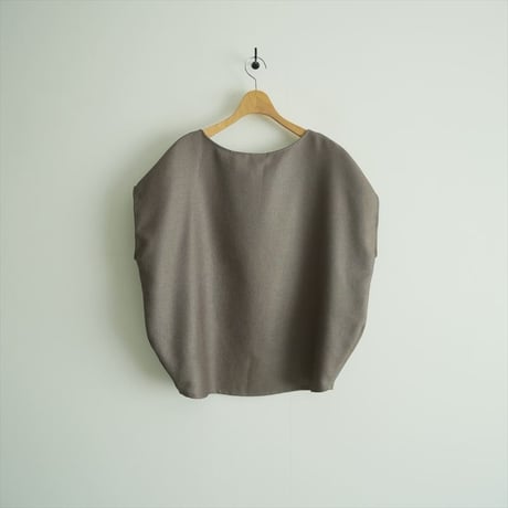 継続販売品 / SOEJU リネーラショートスリーブコクーンブラウス S-00-SB-023 / 2604-0912