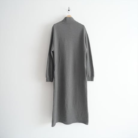 2024AW・人気完売品 / AP STUDIO / ハーフジップスウェットドレス / 24040586801030 / 2503-0941