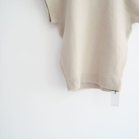 〇2022AW / 未使用 / RIM.ARK / Hood design knit vest / 460FAS70-0130 / 2502-0540