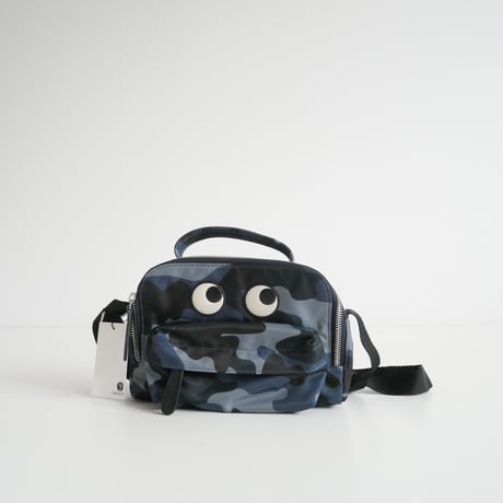 ANYA HINDMARCH / Crossbody Ppuch Eyes Camo Marine Recycled Nylon / 162449 / 2402-2128