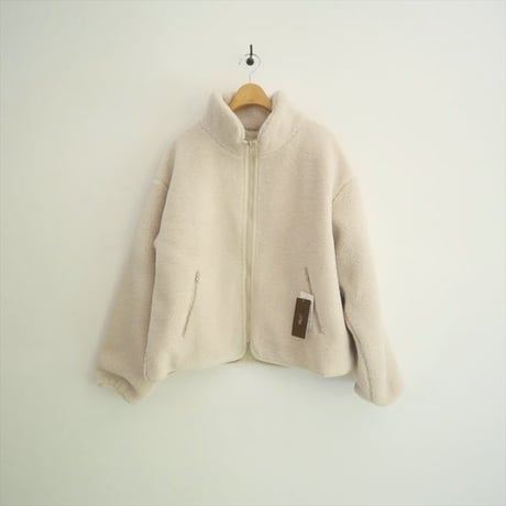 〇2024AW / 未使用 / Plage / reversible boa ブルゾン / 24011922700040 / 2509-1126