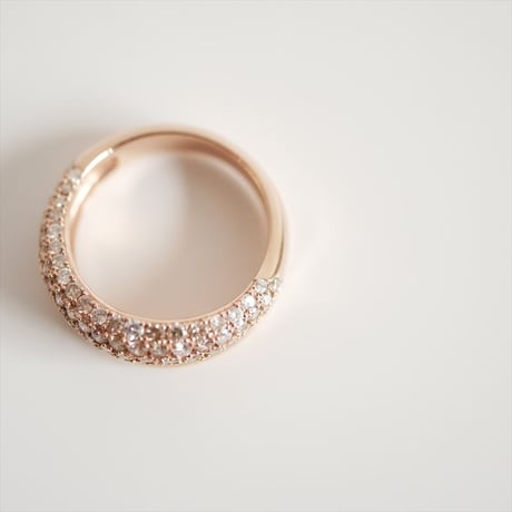 2025 / PARCELLE JEWELRY / パヴェ ピンキーリング / 2601-0804