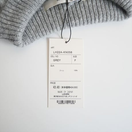 2022AW / 未使用 / LOHEN / レイヤードスリーブニット / LH22A-KN056 / 2501-2101