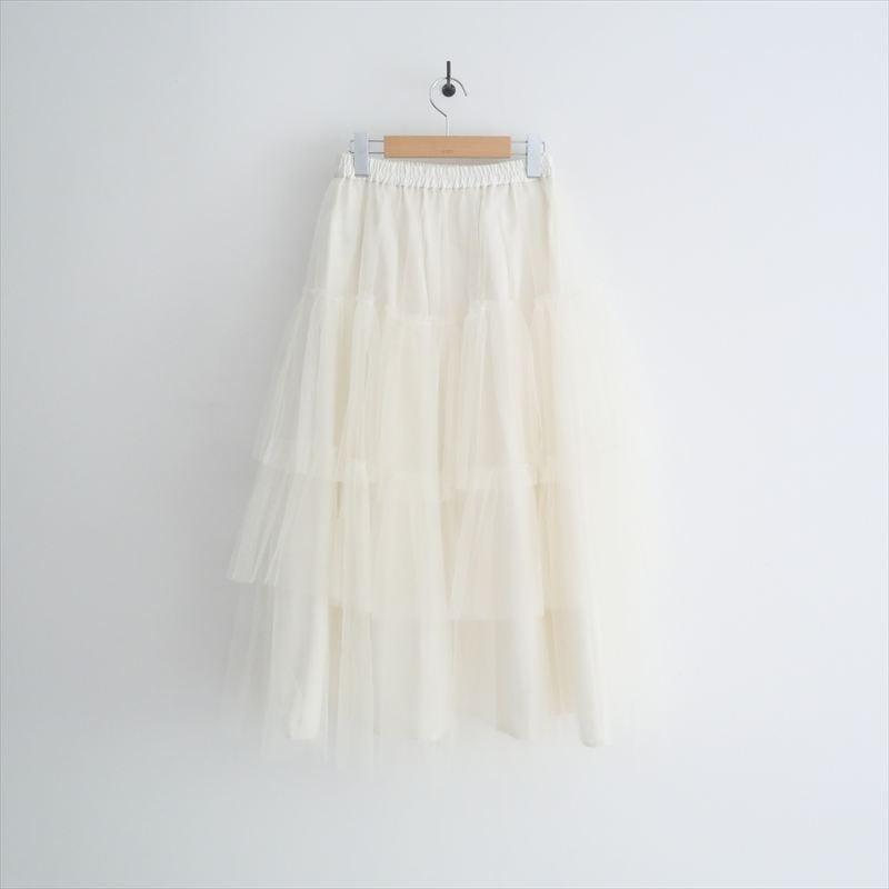 〇2024AW・人気完売品 / BLUELEA / Tulle tiered skirt /
