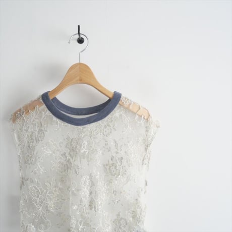 2023 / IENA購入品 / MARGE / LACE SHORT GILLET / 23051910000830 / 2405-0344