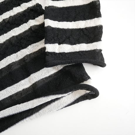 L'Appartement Border Sheer Knit 24080560212010 / 2604-0776