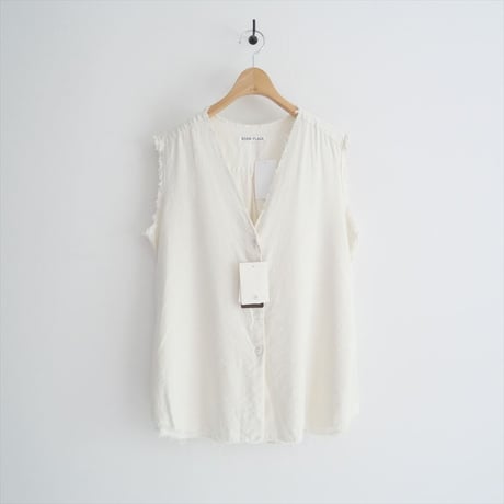 2023SS / 未使用 / R'IAM / Plage / シルクネップシャツ / 23050922600010 / 2408-0291