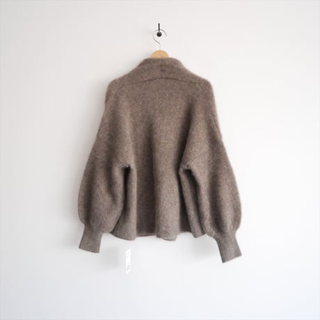 2024AW / 未使用 / NOBLE / ファーニットパフカーディガン / 24080240513030 / 2511-2137