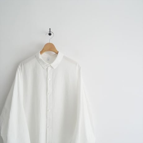 2023AW / FIRMUM / 40/1オーガニックコットン・強撚ウェザービッグスリーブシャツ / FR0102SF / 2410-2088