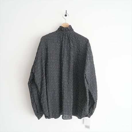 2025SS今季新作・人気完売品 / 未使用 / journal standard luxe / ローンドット フリルブラウス / 25050440012010 / 2504-0151