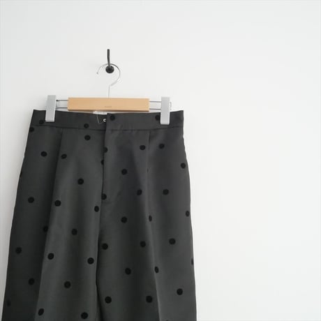 未使用 / maison de Dolce. / フロッキードットパンツ / mddp2901bkm / 2505-0829