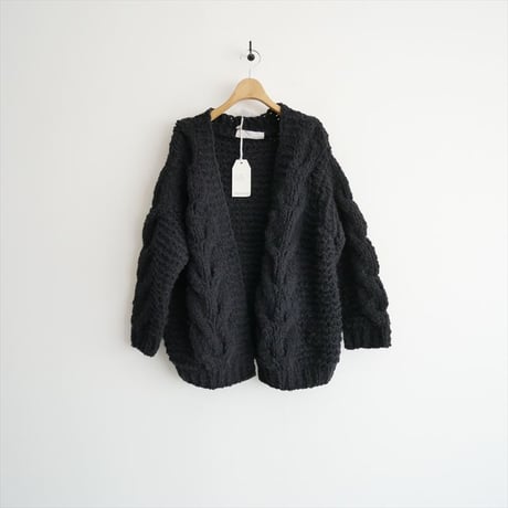 2025AW今季 / 未使用 / SLOBE IENA購入品 / IRONING / cable rough cardigan / 25080913002130 / 2511-0884