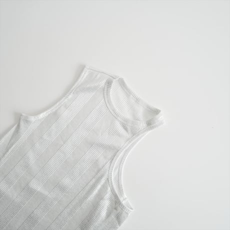 JUN MIKAMI / リブホイルタンクトップ / 23SS-3-P / 2512-2081