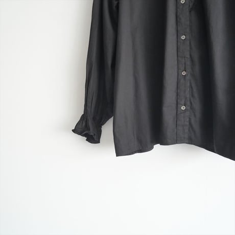 2022 / journal standard luxe / コットンサテン フリルパフブラウス / 22050440000120 / 2410-2065