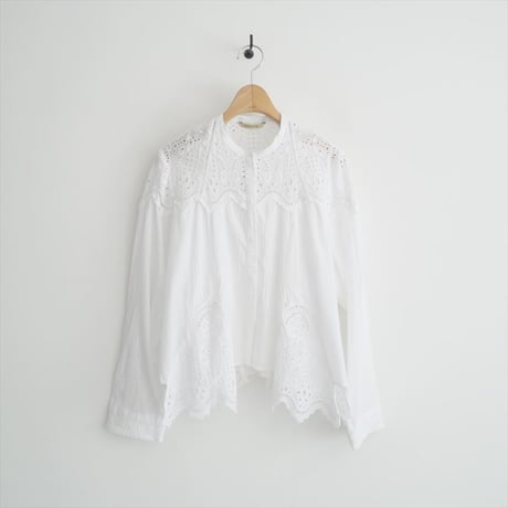 2024SS・人気完売品 / Curensology / コットンカットワークブラウス  / CL406008ER / 2507-0601