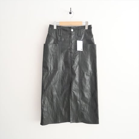 2021AW / ISABEL MARANT ETOILE / フェイクレザースカート / JU1316-21A004E / 2409-0077