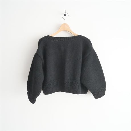 2023AW / crinkle crinkle crinkle / hand knit mini jacket：ニットジャケット / CC-2026 / 2402-0352