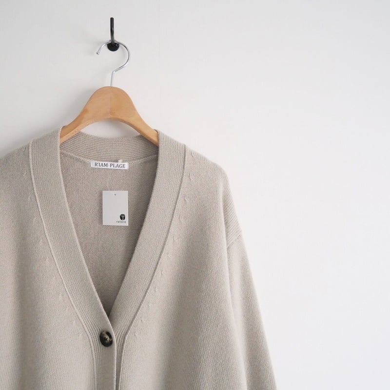 2022AW今季 / R'IAM / Plage / Washable WOOL カーディガン 2022AW今季 / R'IAM / Plage / Washable WOOL カーディガン