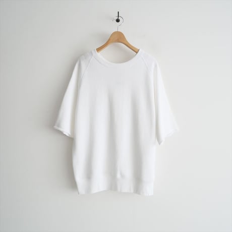 2022SS / L'Appartement購入品 / LOOPWHEELER x LOWERCASE / Half Sleeve Sweat / 22070570004610 / 2405-1064