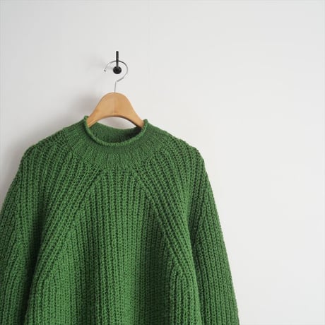 2021AW / BATONER / WALL YARN SIGNETURE MOCK NECK / BN-21FL-057 / 2406-0782