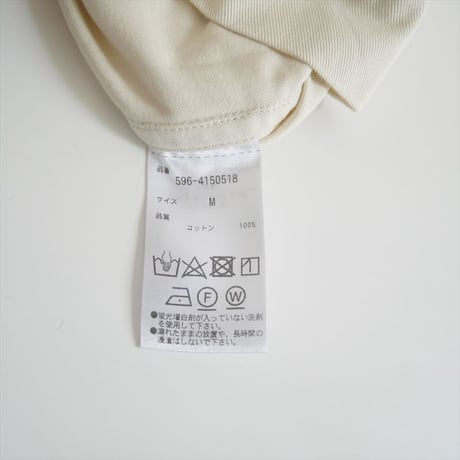 2024SS / MHL. / LIGHT ORGANIC COTTON DRILL / 596-4150518 / 2507-2157