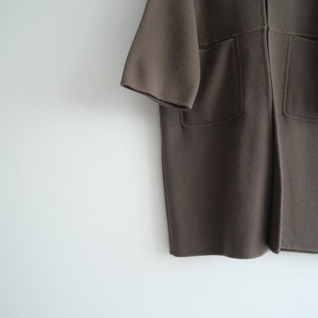 2021AW / RIVE DROITE / ダブルモッサノーカラーリバーコート / 2203-0103