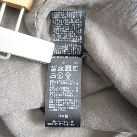 2023SS / DEUXIEME CLASSE / Linen シャツ / 23050500704010 / 2405-0734