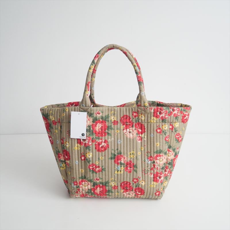 ハグオーワー⭐︎ アンティークフラワーpt.キルティングトート（S） ハグオーワー⭐︎ アンティークフラワーpt.キルティングトート（S