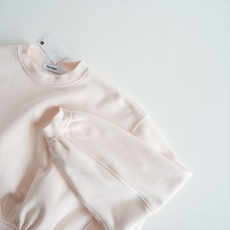 2025AW・人気完売品 / 東原亜希さんのブランド / N by Navy / BALLOON SHORT SWEAT TOP / 2512-1348