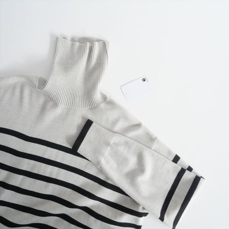 〇2024AW / GALERIE VIE / ウーステッドウール タートルネックプルオーバー / 23024402714 / 2501-0249