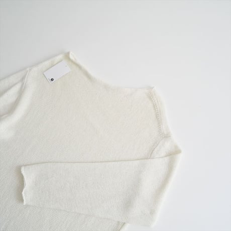 2022SS / Plage / ヨコアミボートネックニット3 / 22080922200210 / 2407-1205