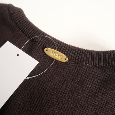 2023AW / DEUXIEME CLASSE / WONDER RIB クルーネック / 23080500425030 / 2501-0317