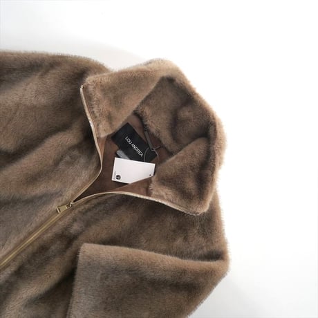 2024AW今季・人気完売品 / IENA購入品 / LOU ANDREA / ECO-FUR BZ エコファーブルゾン / 24010910000330 / 2412-0634