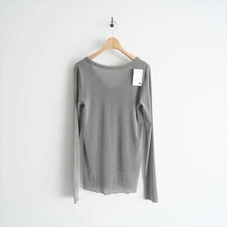 継続販売品 / Whim Gazette / フロッキーバックシャンカットソー / WGZ1041106A0012 / 2411-0578