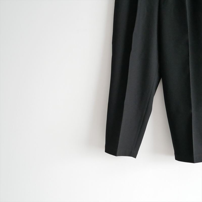 スーツ WIRROW Wool serge wide tapered slacks 2022AW / WIRROW / Wool serge wide tapered slack