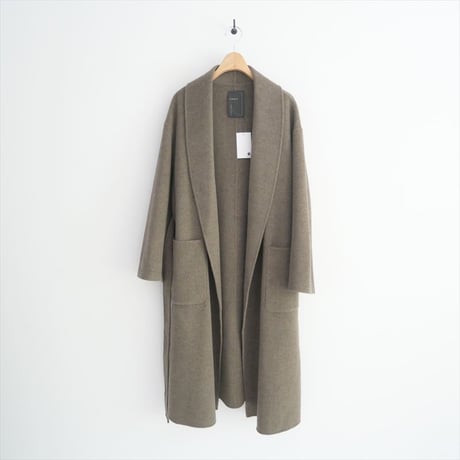 2021AW / NOBLE / super160ショールカラーリバーコート / 21020240502030 / 2407-1153