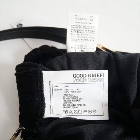 2022AW / L'Appartement別注 / GOOD GRIEF！ / Velor Wide Pants with Suspen / 22030560202410 / 2407-1192