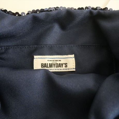 継続販売・人気完売品 / 未使用 / FRAMeWORK別注 / BALMY DAYS / YALEスパンコールバッグ / 24092230005230 / 2507-1283