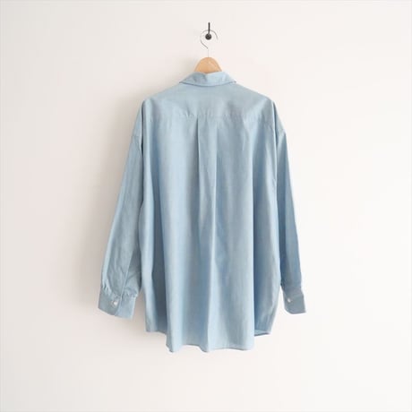 2023SS / 未使用 / L'Appartement購入品 / COUTURE D`ADAM / Oversized Chambray Button down Shirt / 2405-0168